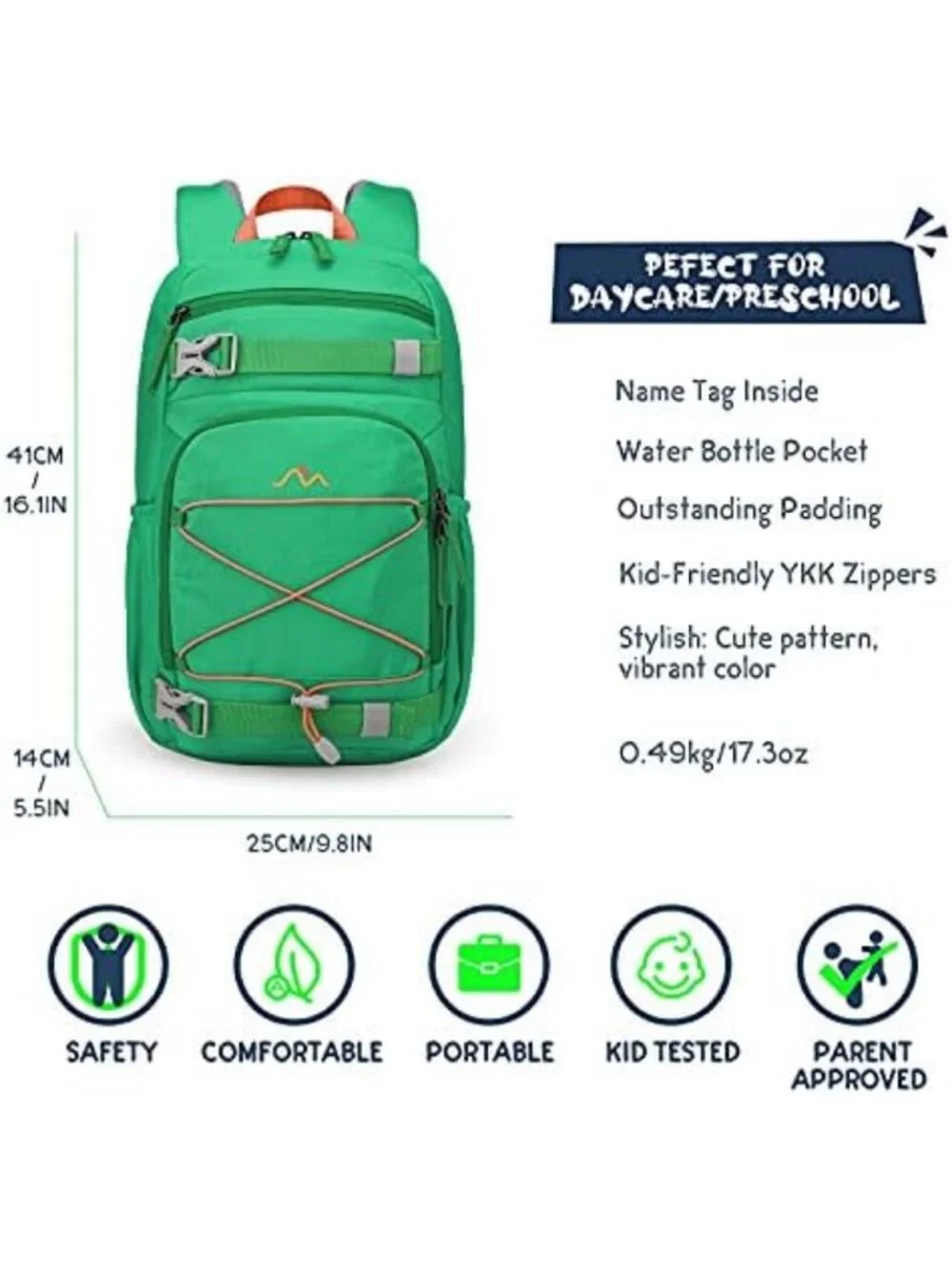 Lightweight Kids Backpack for Boys & Girls - School Bag for Elementary